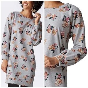 MATILDA Jane Perfectly Cozy Tunic Floral Long Sleeves